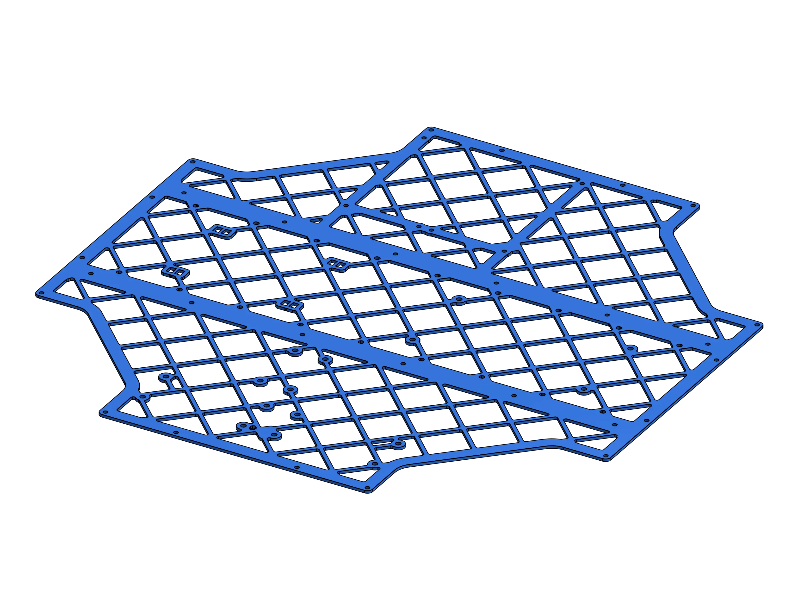 Pocketed aluminum bellypan