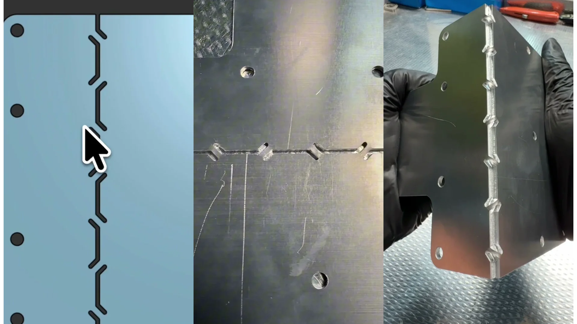 Wave Bends: Fold Sheet Metal by Hand