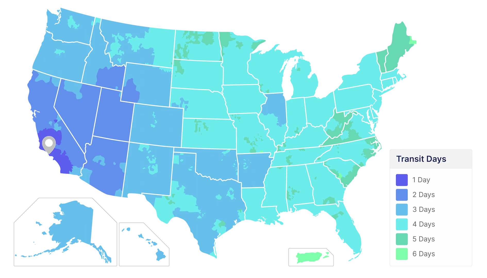 Shipping Map